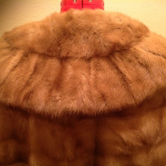 *Sale* Vintage Genuine Mink Fur Stole Cape Wrap - Picture 4 of 11